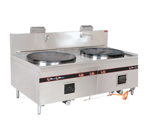 節(jié)能雙頭大炒灶